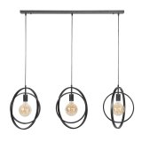 Hanglamp 3L Turn around / Charcoal